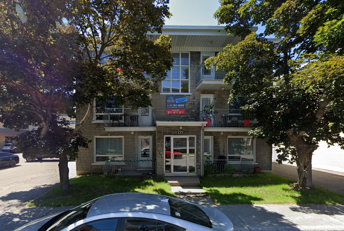 Appartement à louer à Limoilou, Québec, situé au 222 rue Lanaudière