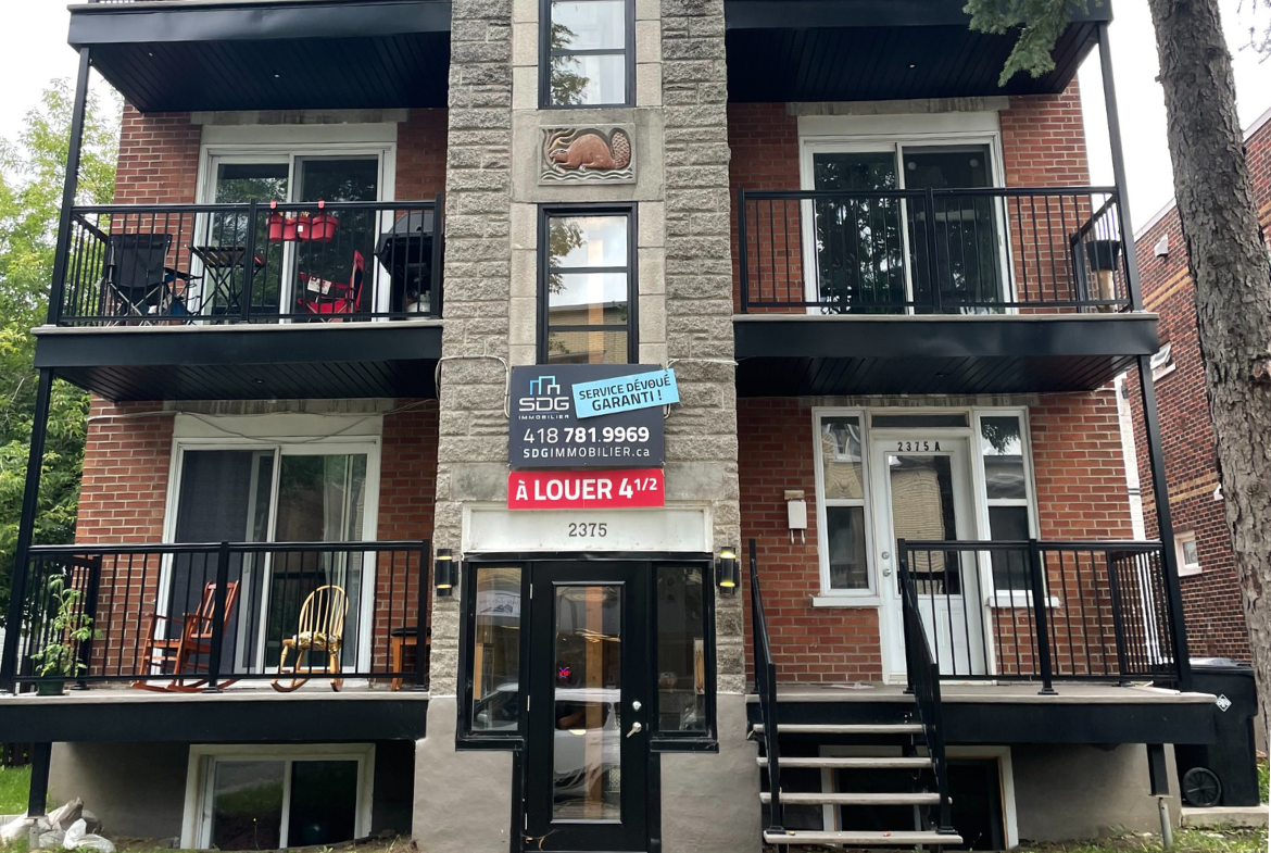 Appartement à louer à Limoilou, Québec, situé au 2375 Avenue Maufils