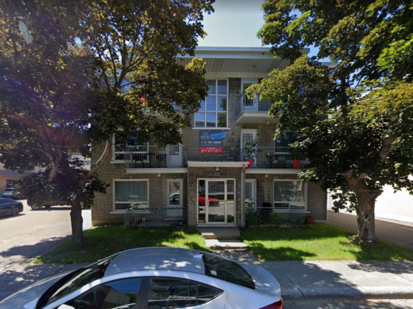Appartement à louer à Limoilou, Québec, situé au 222 rue Lanaudière